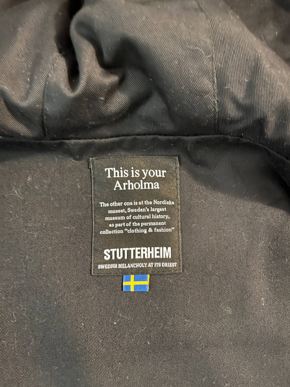 Stutterheim Men's Heavyweight Rain Coat - Picture 5 of 8
